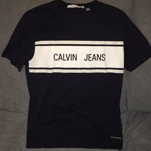 Navy Calvin Klein t shirt